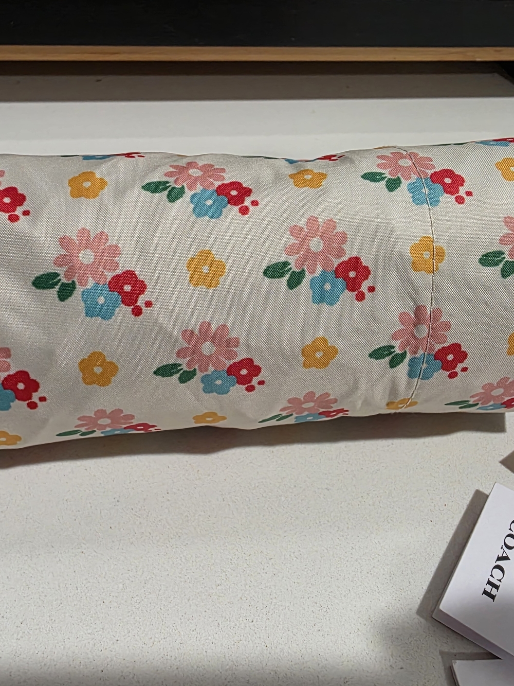 Coach Floral Print Pink Umbrella - New With Tags - Picture 2 of 6